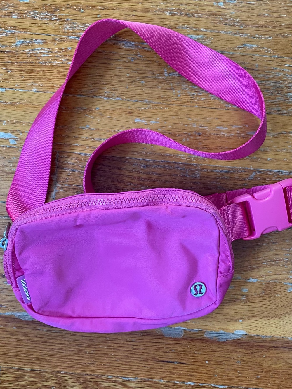 lululemon athletica Bright Pink Belt Bag/Waist Pouch